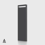 Bollard BARD2, L165mm, W37mm, H600mm, LED 10W, 752Lm, 3000K, 85fok, CRI>90, AC 220-240V, IP65, graphite color