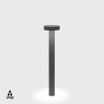 Bollard BARD3, D140mm, H600mm, Bridgelux LED 13W, 2700K, 360fok, CRI>90, 894Lm, AC 220-240V, IP65, graphite color