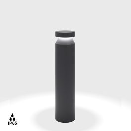   Bollard BARD5, D140mm, H600mm, Bridgelux LED 18W, 2700K, 360fok, 685Lm, CRI>90, AC 220-240V, IP65, graphite color
