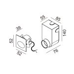 LTX IN WALL IP  outdoor recessed lamp