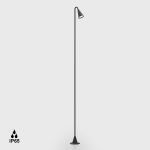 Bollard YARD, D43mm, W66mm, H1000mm, CREE LED 3.6W, 2700K, 36fok, 248Lm, 24V DC (without driver), IP65, graphite color