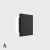 LTX BUTTON SM black outdoor wall lamp