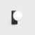 LTX SFERA WALL S black wall lamp