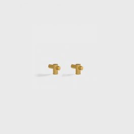   Surface mounted bracket SLIMLINE. L80mm, D18mm, SP42mm, brass color, 2pcs/Set