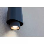 CYPRES kültéri LED fali fel/le világító 2 LIGHT GU10 sötétszürke 2*Max.7W 2*GU10