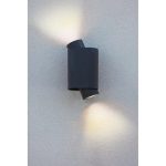 CYPRES kültéri LED fali fel/le világító 2 LIGHT GU10 sötétszürke 2*Max.7W 2*GU10