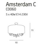 MaxLight C0060 NATYNKOWA AMSTERDAM 60 cm - MAX-C0060