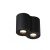 MaxLight C0086 LAMPA SUFITOWA BASIC ROUND CZARNA PODWÓJNA - MAX-C0086