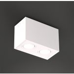 MaxLight C0088 LAMPA SUFITOWA BASIC SQUARE BIAŁA PODWÓJNA - MAX-C0088