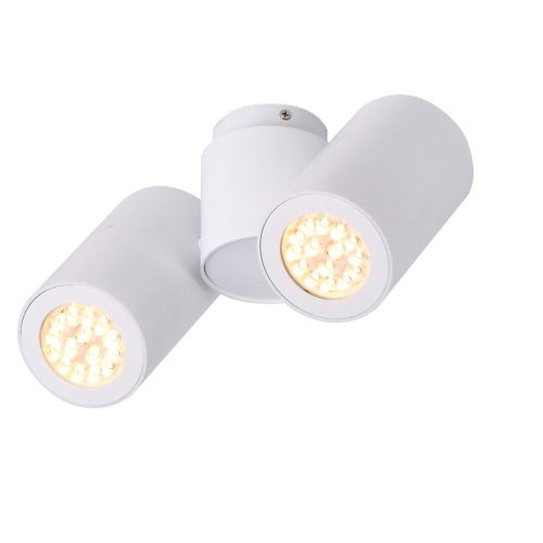 MaxLight C0113 LAMPA SUFITOWA BARRO II  BIAŁA GU10 IP20