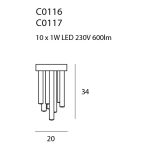 MaxLight C0116 NATYNKOWA ORGANIC MIEDŹ MAŁY - MAX-C0116