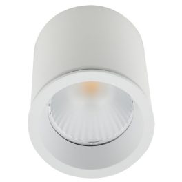   MaxLight C0155 LAMPA SUFITOWA TUB OKRĄGŁY BIAŁY+ PIERŚCIEŃ OZDOBNY BIAŁY RC0155/C0156 WHITE - MAX-C0155