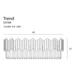 MaxLight C0164 NATYNKOWA TREND 60cm - MAX-C0164