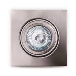 MaxLight H0040 OPRAWA WPUSTOWA FINE KWADRATOWA METAL SZCZOTKOWANY - MAX-H0040