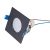 MaxLight H0093 SQUARE OPRAWA WPUSTOWA KWADRATOWA CZARNA IP44, GU10 GU10 IP44
