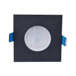 MaxLight H0093 SQUARE OPRAWA WPUSTOWA KWADRATOWA CZARNA IP44, GU10 GU10 IP44