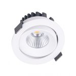 MaxLight H0094 OPRAWA WPUSTOWA CYKLOP BIAŁA IP65 LED IP65