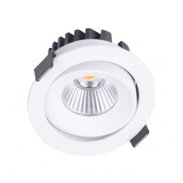 MaxLight H0094 OPRAWA WPUSTOWA CYKLOP BIAŁA IP65 LED IP65