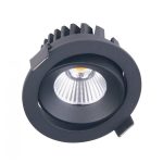 MaxLight H0095 OPRAWA WPUSTOWA CYKLOP CZARNA IP65 LED IP65
