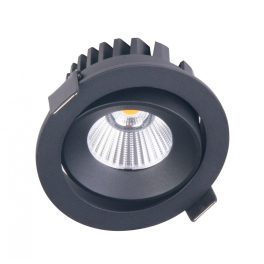 MaxLight H0095 OPRAWA WPUSTOWA CYKLOP CZARNA IP65 LED IP65