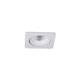   MaxLight H0100 OPRAWA WPUSTOWA MAX ARYA SQUARE WHITE 8W ŚCIEMNIALNA - MAX-H0100