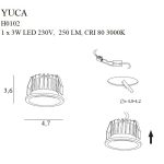 MAXLIGHT YUCA FIXED H0102