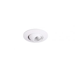   MaxLight H0104 OPRAWA WPUSTOWA MAX YUCA ROUND TILTED WHITE 3W - MAX-H0104