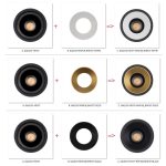 MaxLight H0107 OPRAWA WPUSTOWA GALEXO LED 7W CZARNA - MAX-H0107