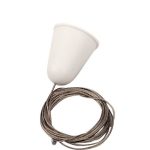 MaxLight MHT1-P50-WH TRACK ZAWIESIE LINKOWE 5m białe z regulacją bez uchwytu - MAX-MHT1-P50-WH