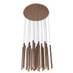 MaxLight P0174D LAMPA WISZĄCA ORGANIC 33x1 MIEDŹ ŚCIEMNIALNA - MAX-P0174D