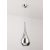 MaxLight P0230 LAMPA WISZĄCA DROP CHROM - MAX-P0230