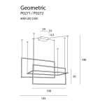 MaxLight P0272 LAMPA WISZĄCA GEOMETRIC BIAŁA - MAX-P0272
