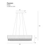 MaxLight P0352 LAMPA WISZĄCA PASSION - MAX-P0352
