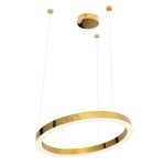 MaxLight P0369D LAMPA WISZĄCA LUXURY 70 CM ZŁOTA ŚCIEMNIALNA - MAX-P0369D