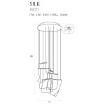 MaxLight P0371 LAMPA WISZĄCA SILK - MAX-P0371D