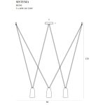 MaxLight P0399 LAMPA WISZĄCA SISTEMA III - MAX-P0399