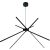 MaxLight P0412 LAMPA WISZĄCA SPIDER BLACK - MAX-P0412