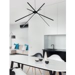 MaxLight P0412 LAMPA WISZĄCA SPIDER BLACK - MAX-P0412