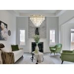 MaxLight P0424 LAMPA WISZĄCA MONACO ZŁOTA Ø 60 cm - MAX-P0424