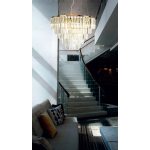 MaxLight P0424 LAMPA WISZĄCA MONACO ZŁOTA Ø 60 cm - MAX-P0424