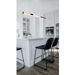 MaxLight P0425D LAMPA WISZĄCA TRIO 1 ZŁOTA ŚCIEMNIALNA - MAX-P0425D