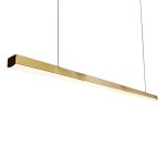 MaxLight P0475D LAMPA WISZĄCA TRIO 1 ZŁOTO SZCZOTKOWANE - MAX-P0475D