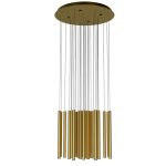 MaxLight P0476D LAMPA WISZĄCA ORGANIC 33x1 ZŁOTO SZCZOTKOWANE - MAX-P0476D