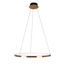   MaxLight P0493 LAMPA WISZĄCA QUEEN Ø 50 cm ZŁOTO SZCZOTKOWANE - MAX-P0493
