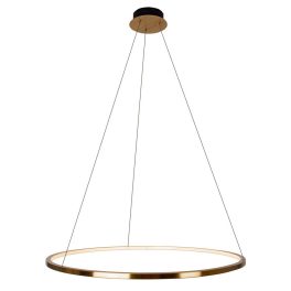   MaxLight P0494 LAMPA WISZĄCA QUEEN Ø 70 cm ZŁOTO SZCZOTKOWANE - MAX-P0494