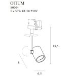 Maxlight OTIUM white track light system
