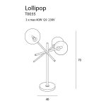 MaxLight T0035 LAMPA STOŁOWA LOLLIPOP - MAX-T0035