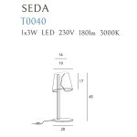 MAXLIGHT SEDA T0040