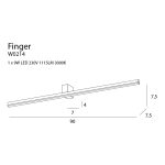 MAXLIGHT FINGERRD90 W0156