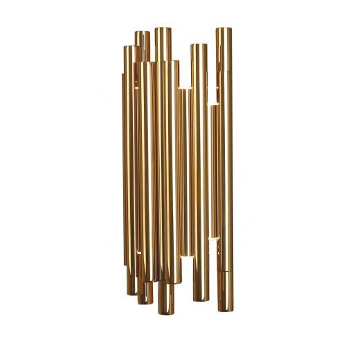 MaxLight W0187D KINKIET ORGANIC ZŁOTY ŚCIEMNIALNY - MAX-W0187D